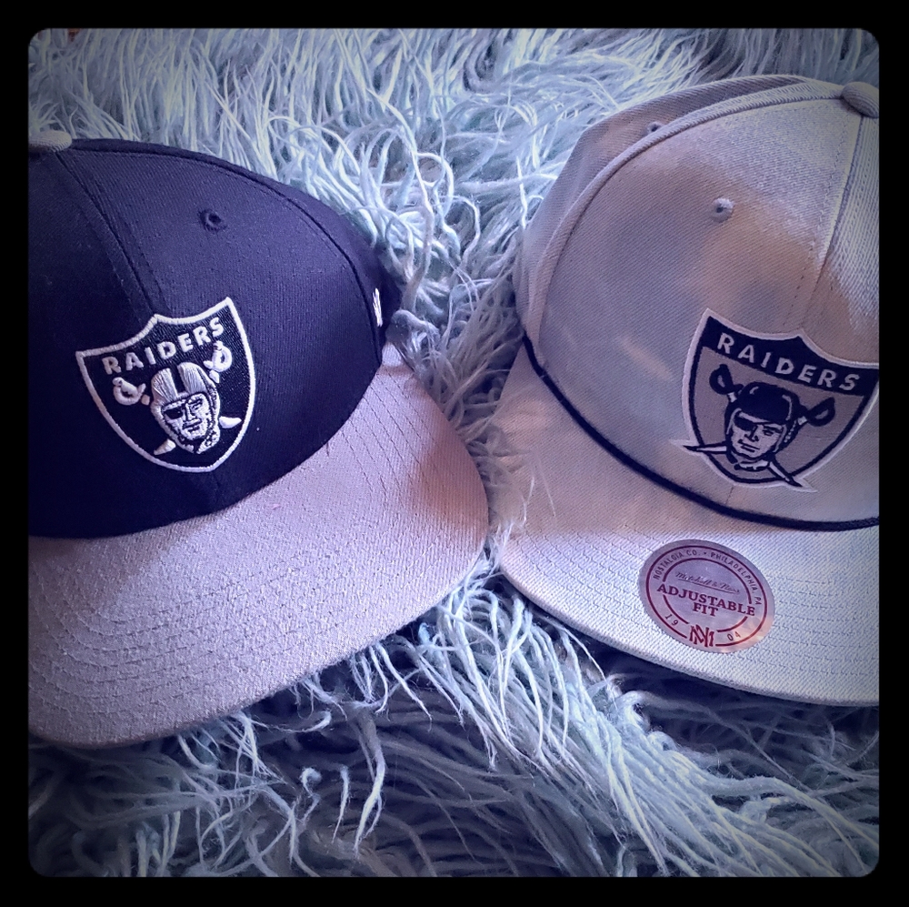 SOLD!! Raider snap backs